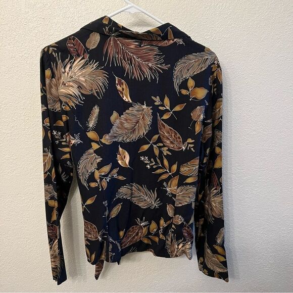 Jessica Holbrook Elegant Long Sleeve Wrap Size Medium - Picture 4 of 6